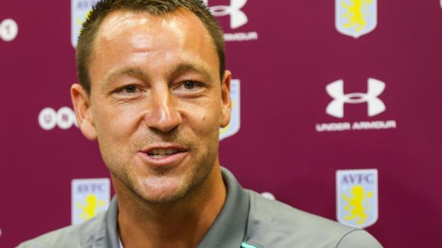 John Terry: Chelsea manager's job would be 'incredible', says Aston Villa defender