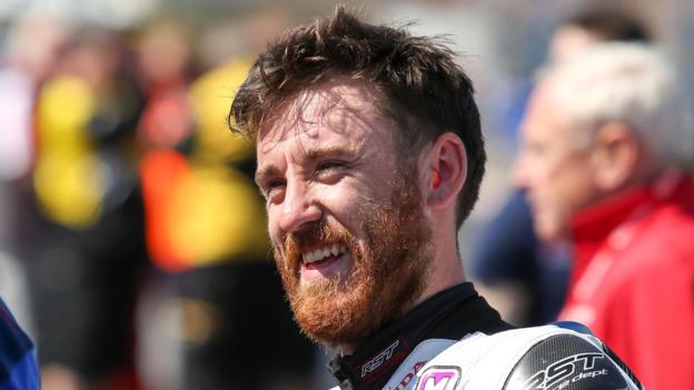 Isle of Man TT: Lee Johnston suffers back, tailbone and finger fractures in crash