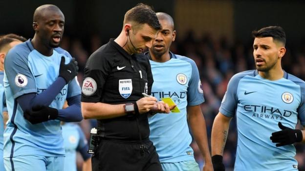 Manchester City fined £35,000 over players' behaviour during draw with Liverpool