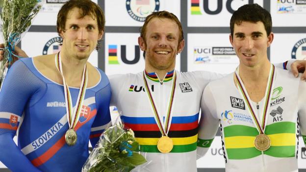 Para-cycling Track Worlds: Jody Cundy wins time trial gold in Los Angeles