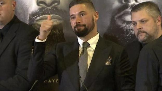 Haye v Bellew: Fighters kept apart at Liverpool press conference