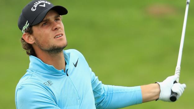 Pieters in contention despite breaking driver