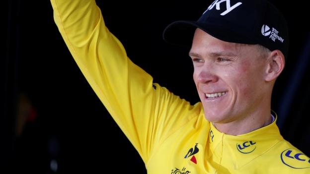 Tour de France 2017: Britain's Chris Froome takes the yellow jersey as Fabio Aru wins stage five