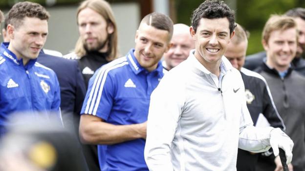 VIDEO: McIlroy masterclass for N Ireland squad