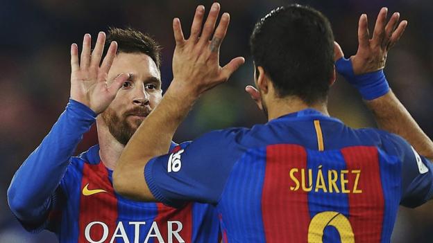 Barcelona 4-2 Valencia - BBC Sport