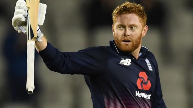 England v West Indies: Jonny Bairstow makes century in Old Trafford win
