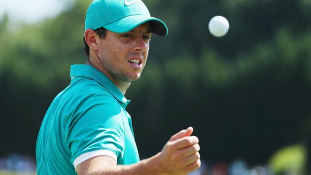 Tour Championship: Rory McIlroy in contention for title and FedEx Cup