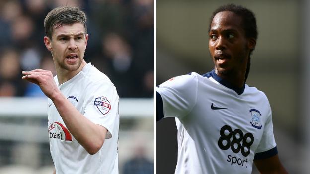 Paul Huntington and Daniel Johnson: Preston North End pair sign new contracts