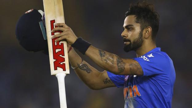Kohli leads India to T20 semi-finals