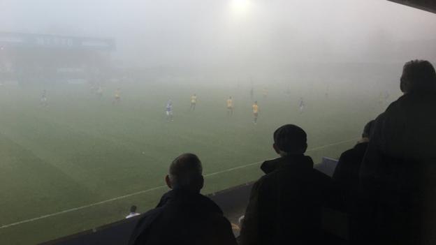 John Askey: Macclesfield Town boss criticises referee after Dover abandonment