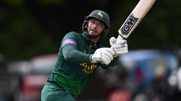 One-Day Cup: Michael Lumb hits ton but Worcestershire beat Nottinghamshire