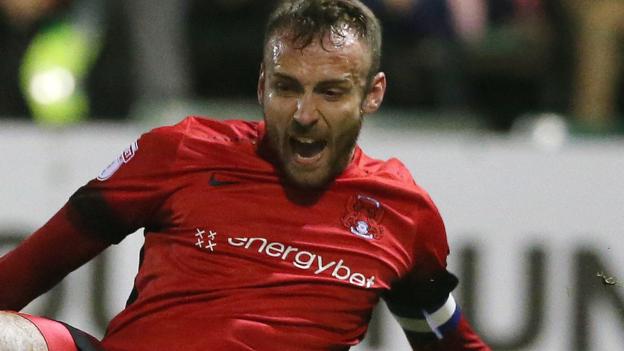 Liam Kelly: Leyton Orient captain banned for six games for ball boy 'shove'