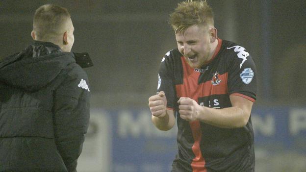 Irish Premiership: Cushley strike clinches Crues victory