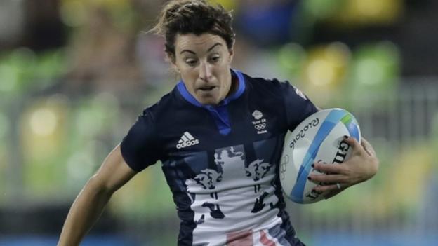 Rio Olympics 2016: Great Britain women beat Fiji to reach rugby sevens semis - BBC Sport