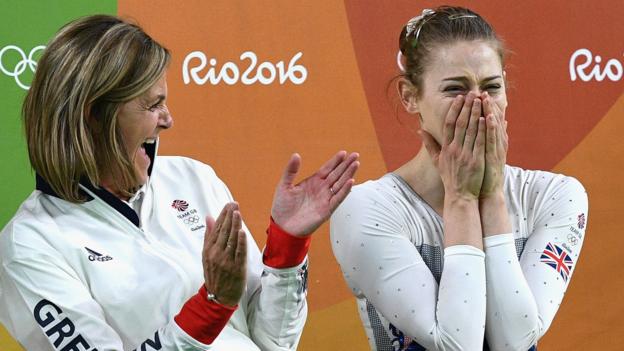 Rio Olympics 2016: Bryony Page wins trampoline silver for Great Britain