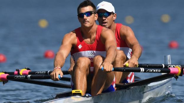 Rio Olympics 2016: Croatia's Sinkovic brothers win double sculls, GB fifth