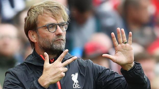 Liverpool have not been close to 100% - Klopp