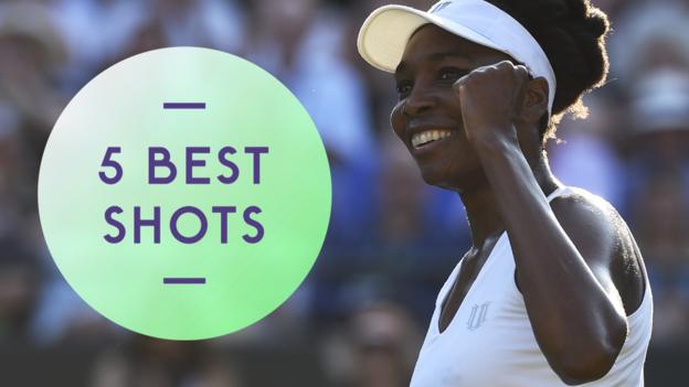 Wimbledon 2017: 'Just sumptuous' - Best shots as Venus Williams battles past Wang
