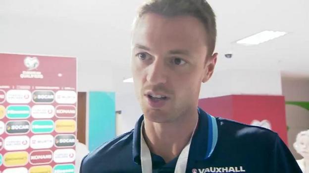 'First time I have felt bad for the other team' - says NI's Jonny Evans
