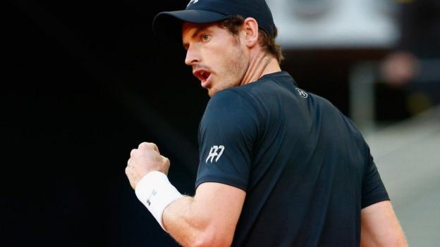 Murray advances at Madrid Open