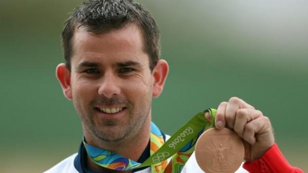Rio Olympics 2016: Ed Ling wins trap shooting bronze for Great Britain