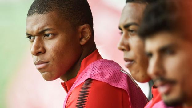 Kylian Mbappe: PSG target is left out of Monaco squad Kylian Mbappe: PSG target is left out of Monaco squad