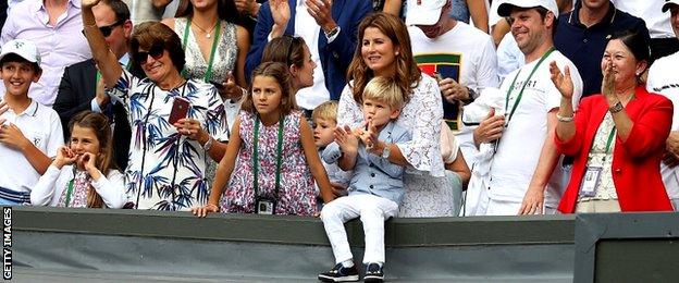 Roger Federer's family