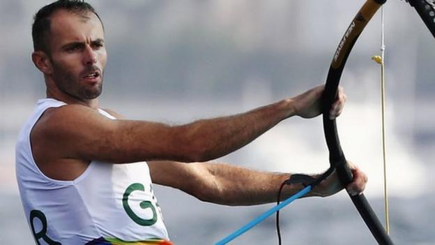 Rio Olympics 2016: Great Britain's Nick Dempsey takes windsurfing lead