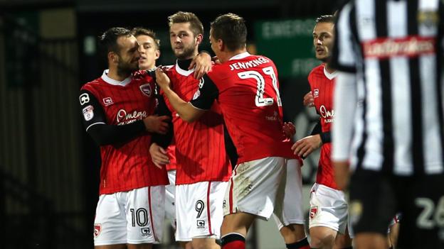 Notts County 1-2 Morecambe