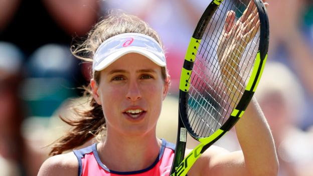 Nottingham Open: Johanna Konta eases through to quarter-finals