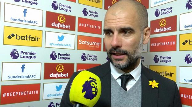 Sunderland 0-2 Manchester City: Pep Guardiola wants his team to be more ruthless