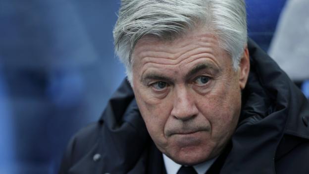 Carlo Ancelotti: Bayern Munich boss questioned over middle finger gesture - BBC Sport
