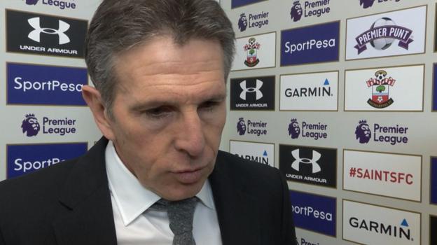 Southampton 1-4 Tottenham: Red card ended game for Saints - Puel