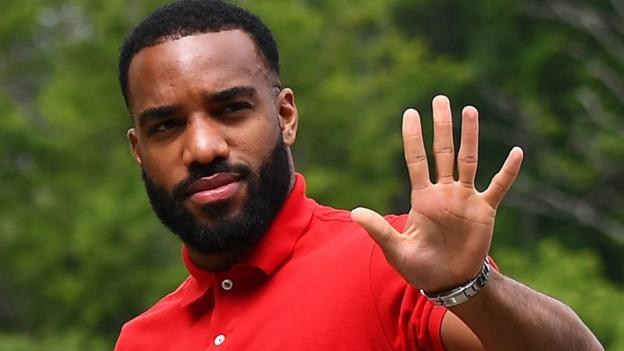 Alexandre Lacazette joins Arsenal for club record £46.5m from Lyon