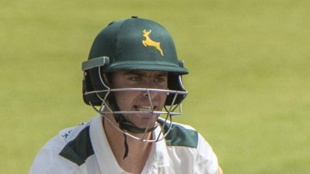 County Championship: Jake Libby hits his first Championship century of the season
