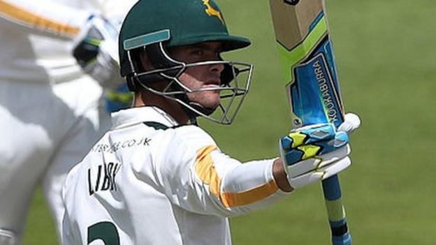 County Championship: Nottinghamshire build lead over Lancashire at Trent Bridge