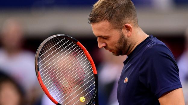 Madrid Open: Dan Evans beaten by Robin Haase in first round