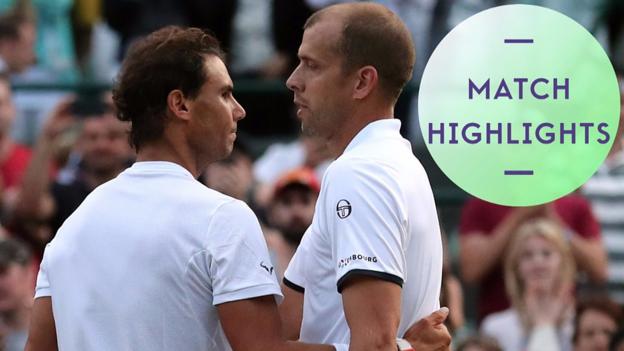 Wimbledon 2017: Rafa Nadal bows out after 'titanic' battle with Gilles Muller