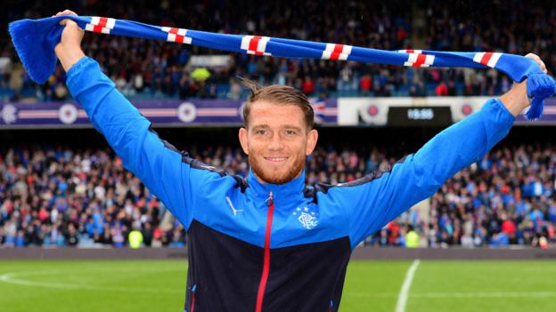 Joe Garner: Rangers secure striker from Preston on three-year deal