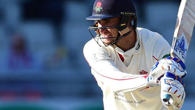 Lancashire v Somerset: Alex Davies & Liam Livingstone score tons for hosts