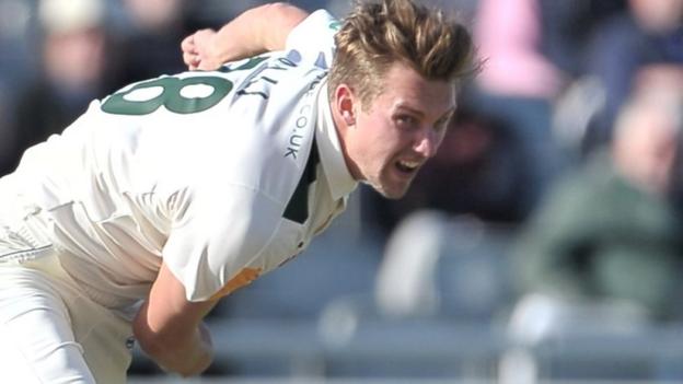 County Championship: Jake Ball hat-trick for Notts shocks leaders Middlesex
