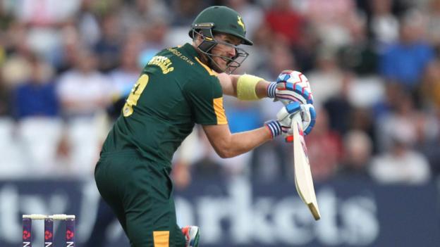 One-Day Cup: Riki Wessels stars with another century as Notts beat Derbyshire