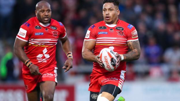 Super League: Salford Red Devils 36-20 Huddersfield Giants