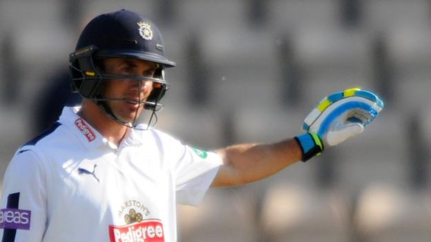 County Championship: Will Smith's 99 not out helps Hampshire dominate Lancashire