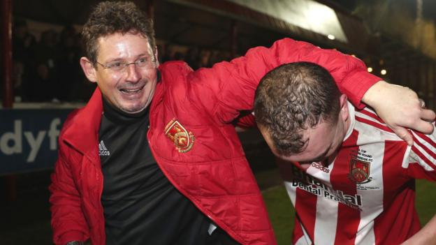 FA Cup: Stourbridge boss Gary Hackett enjoys 'biggest' win over Northampton