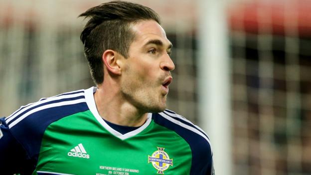 Lafferty double helps Northern Ireland cruise past San Marino