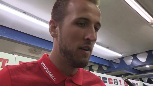 Scotland 2-2 England: Harry Kane celebrates 'a point gained'