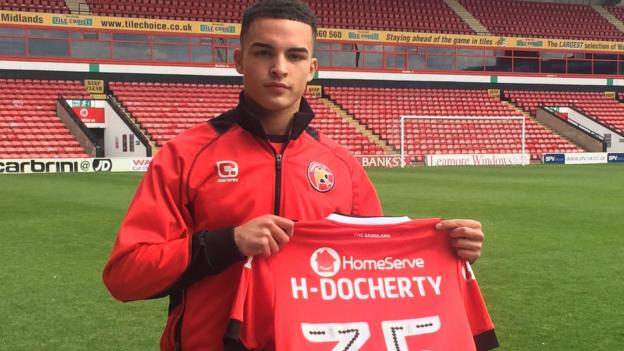 Walsall: Tobias Hayles-Docherty signs first professional contract with Saddlers