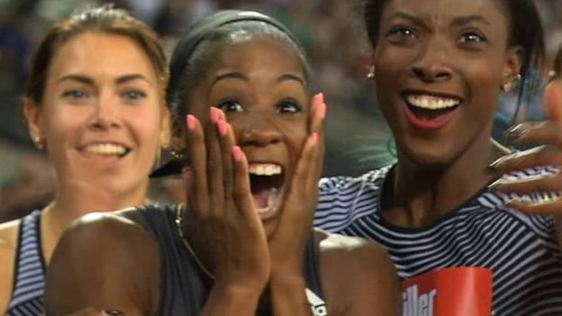 Keni Harrison breaks 28-year-old world hurdles record at Anniversary Games