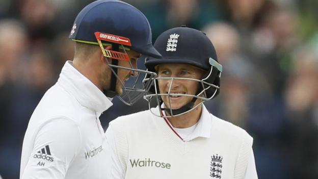 Hales and Root give England edge